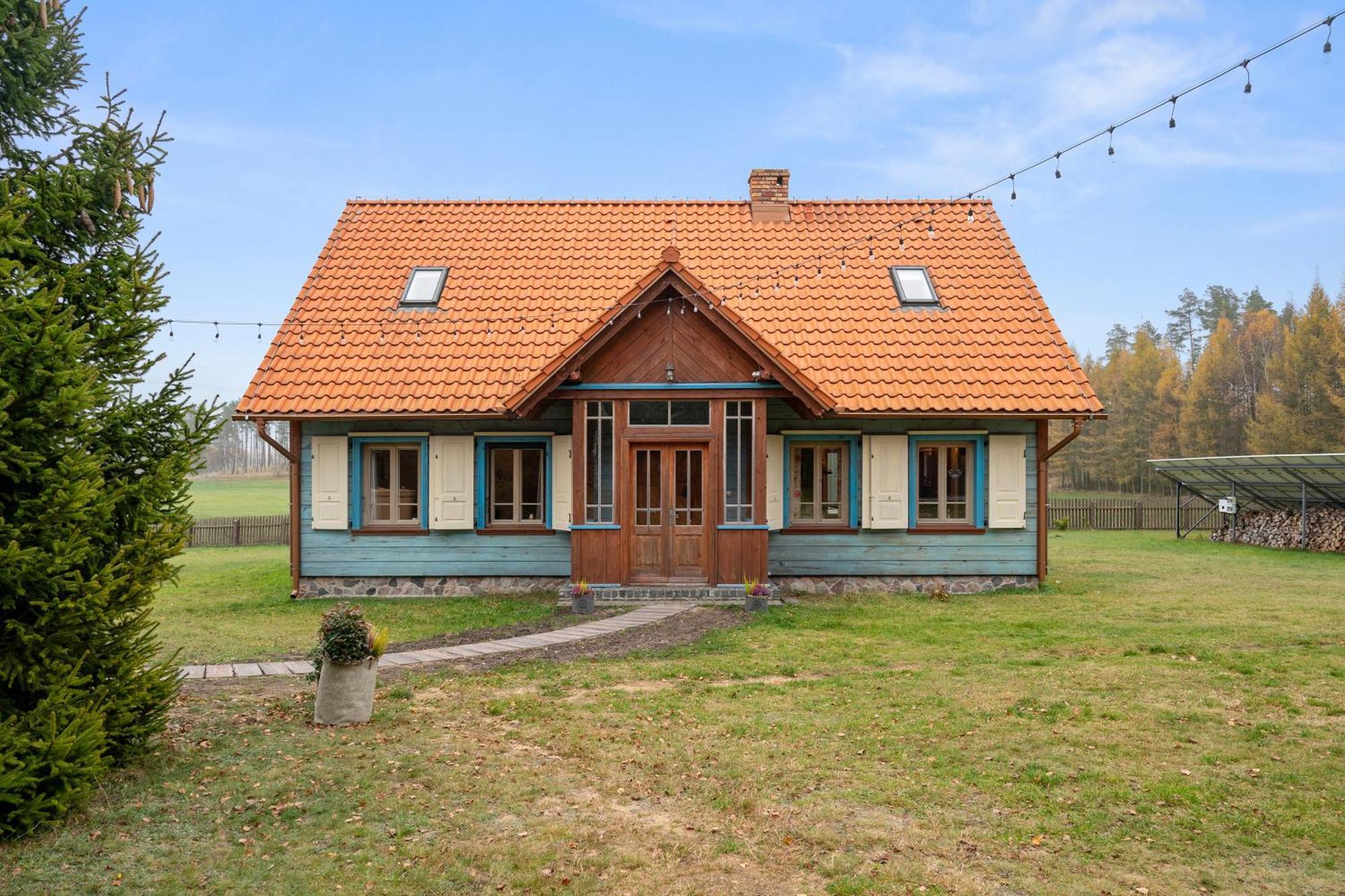 Lesny Dworek Sominy - Dom Z Sauna I Kominkiem Экстерьер фото