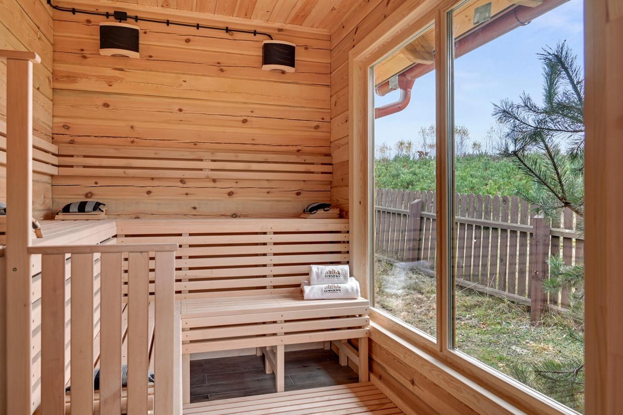 Lesny Dworek Sominy - Dom Z Sauna I Kominkiem Экстерьер фото